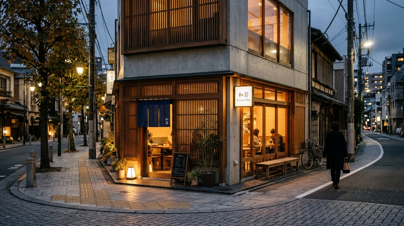 Tokyo Evening Neighborhood
